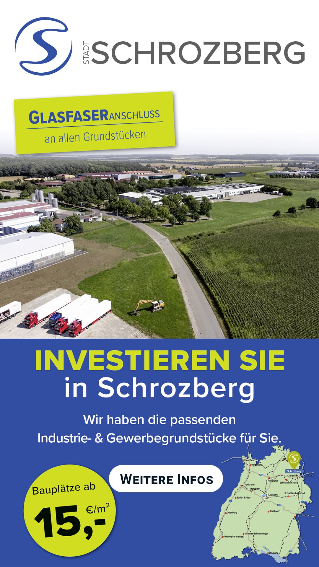 Anzeige Industriegebiet Schrozberg
