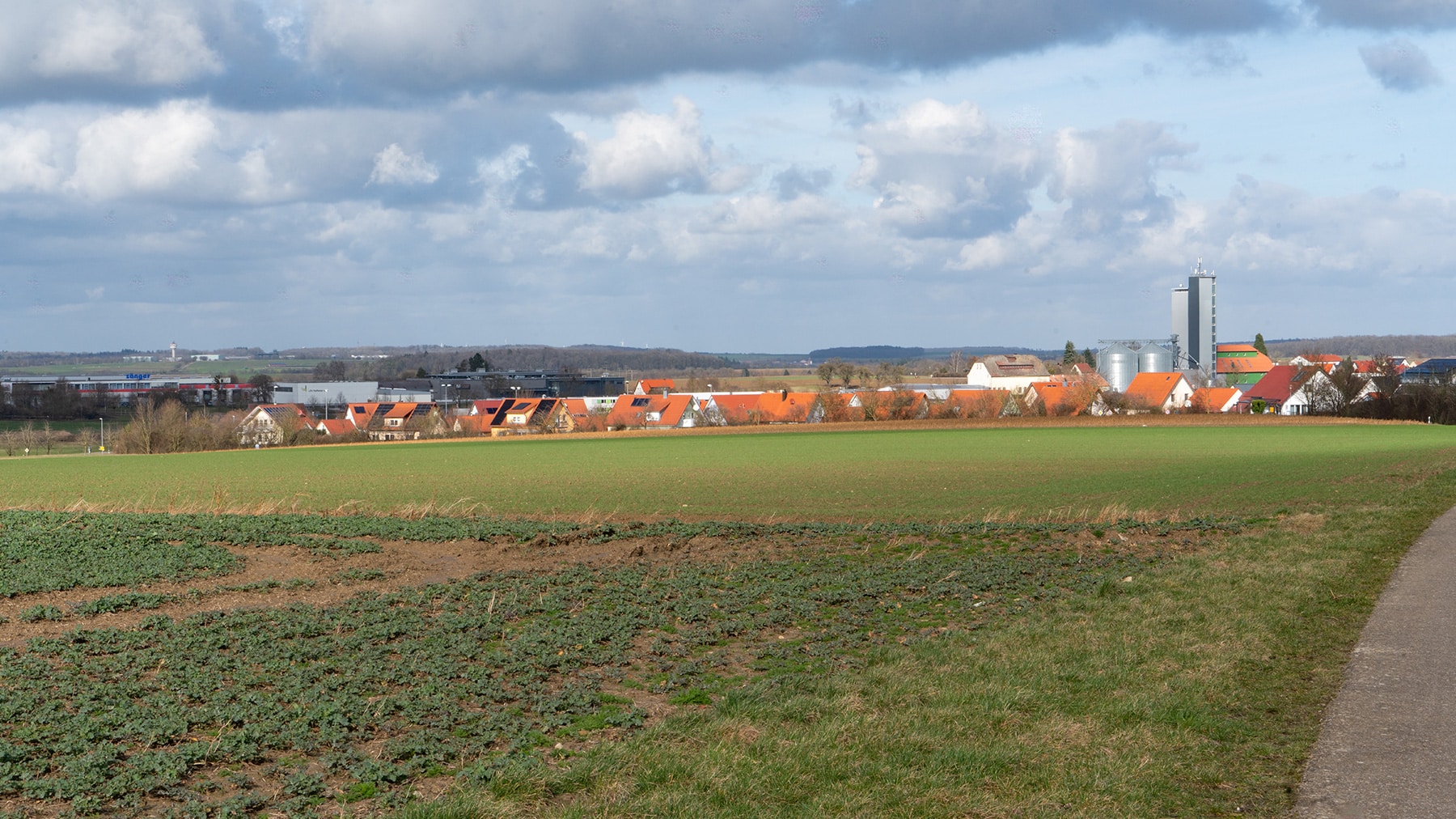 Schrozberg - Blick nach Norden