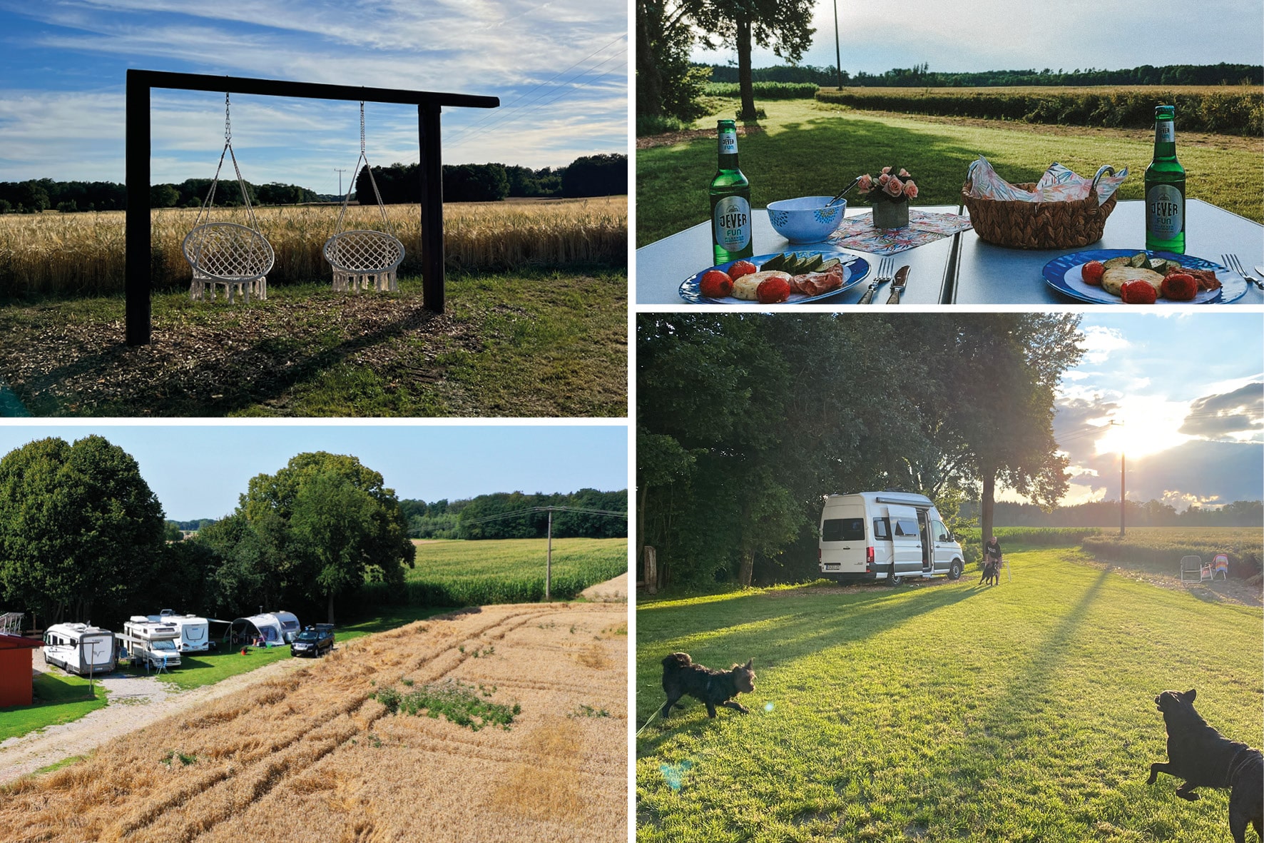 Dorfplatz Camping bei Vogt in Windisch-Bockenfeld