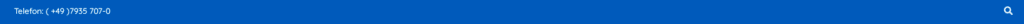 Header-Leiste am oberen Seitenrand