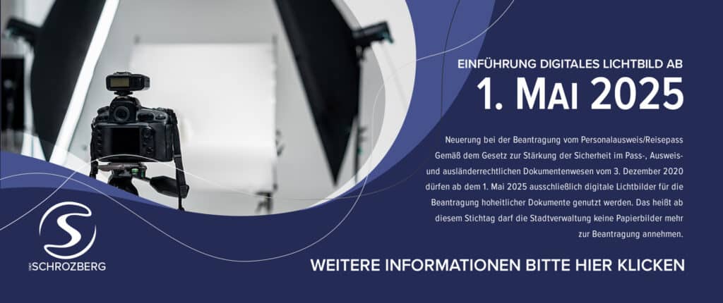 Sliderbild zur Einführung des digitalem Lichtbild