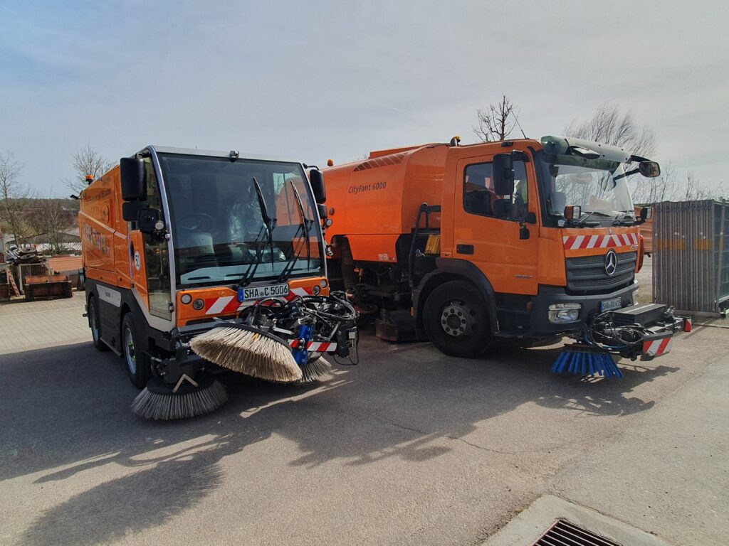 Indienstellung der neuen Straßenkehrmaschine beim Zweckverband Straßenkehrmaschine Nordost