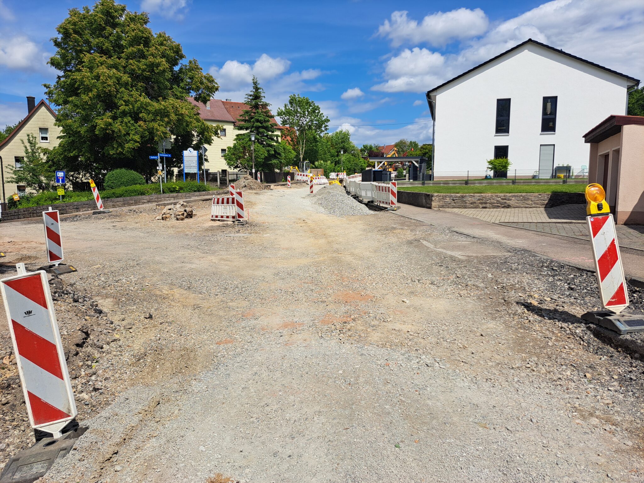 Baustelle Krailshausener Straße und die Erreichbarkeit des MVZ