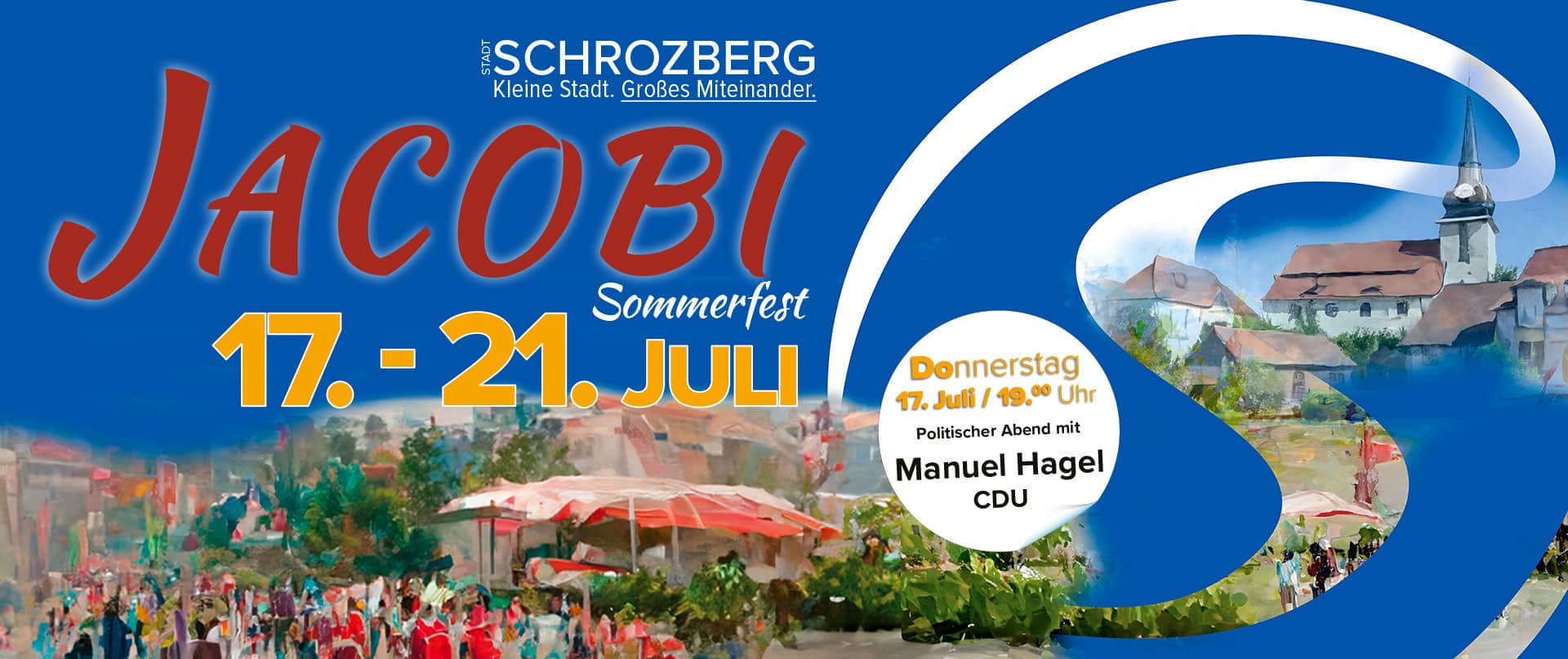 Banner Jacobi-Sommerfest 2025