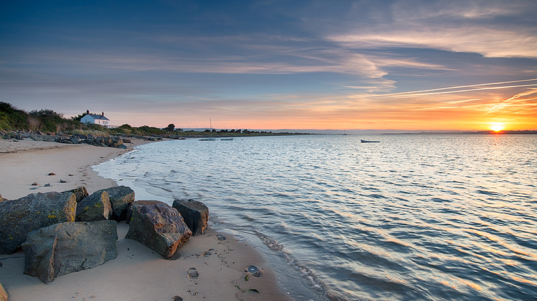 Sonnenuntergang am Strand
