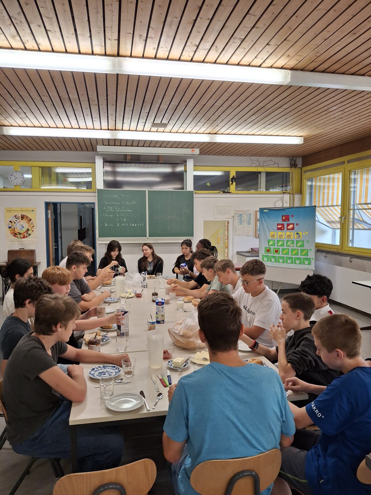 Die Schule Schrozberg - Schulhausübernachtung der 8H