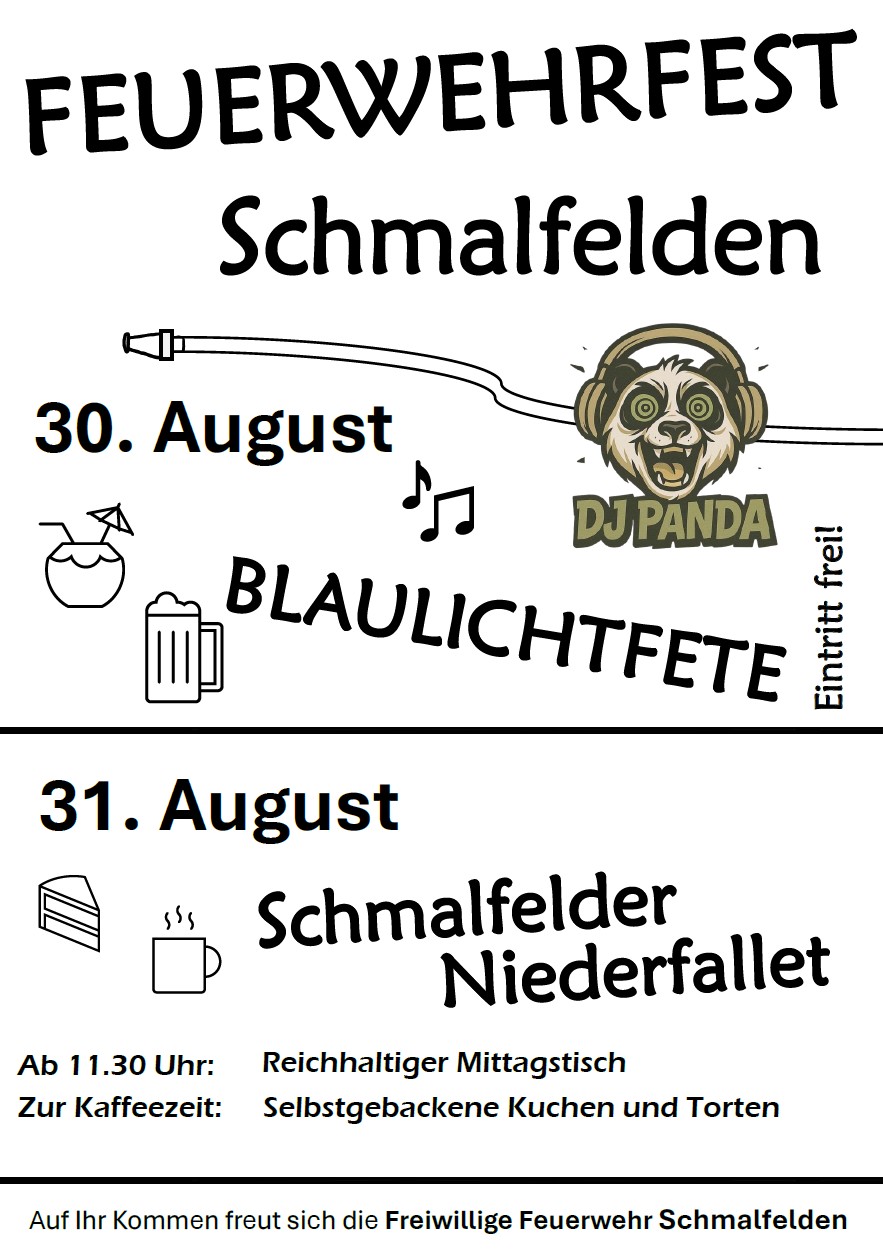 Feuerwehrfest in Schmalfelden