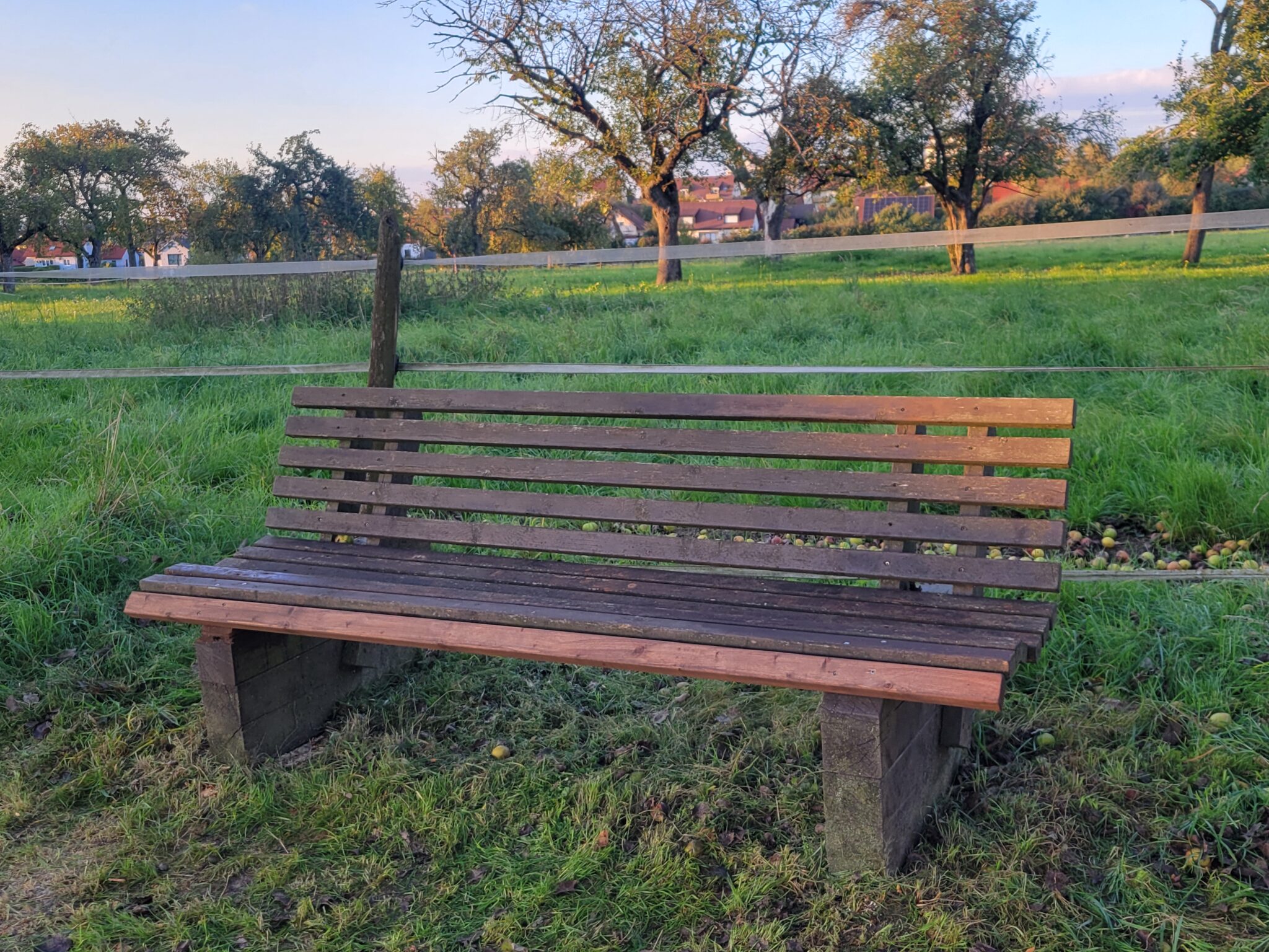 Sitzbänke im Schrozberger Stadtgebiet