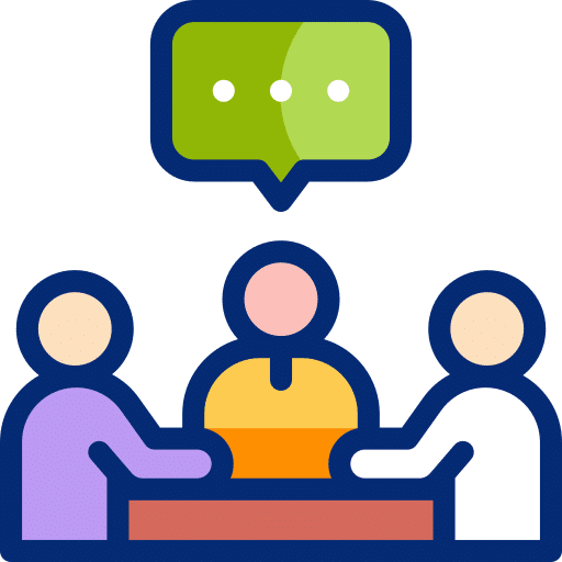 Grafik: Mentoren im Gespräch