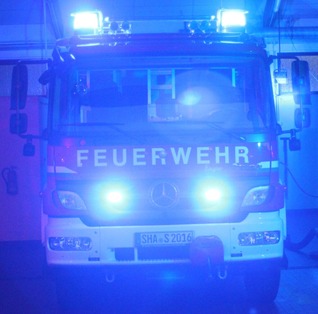 Feuerwehr wird nach Blaufelden alarmiert