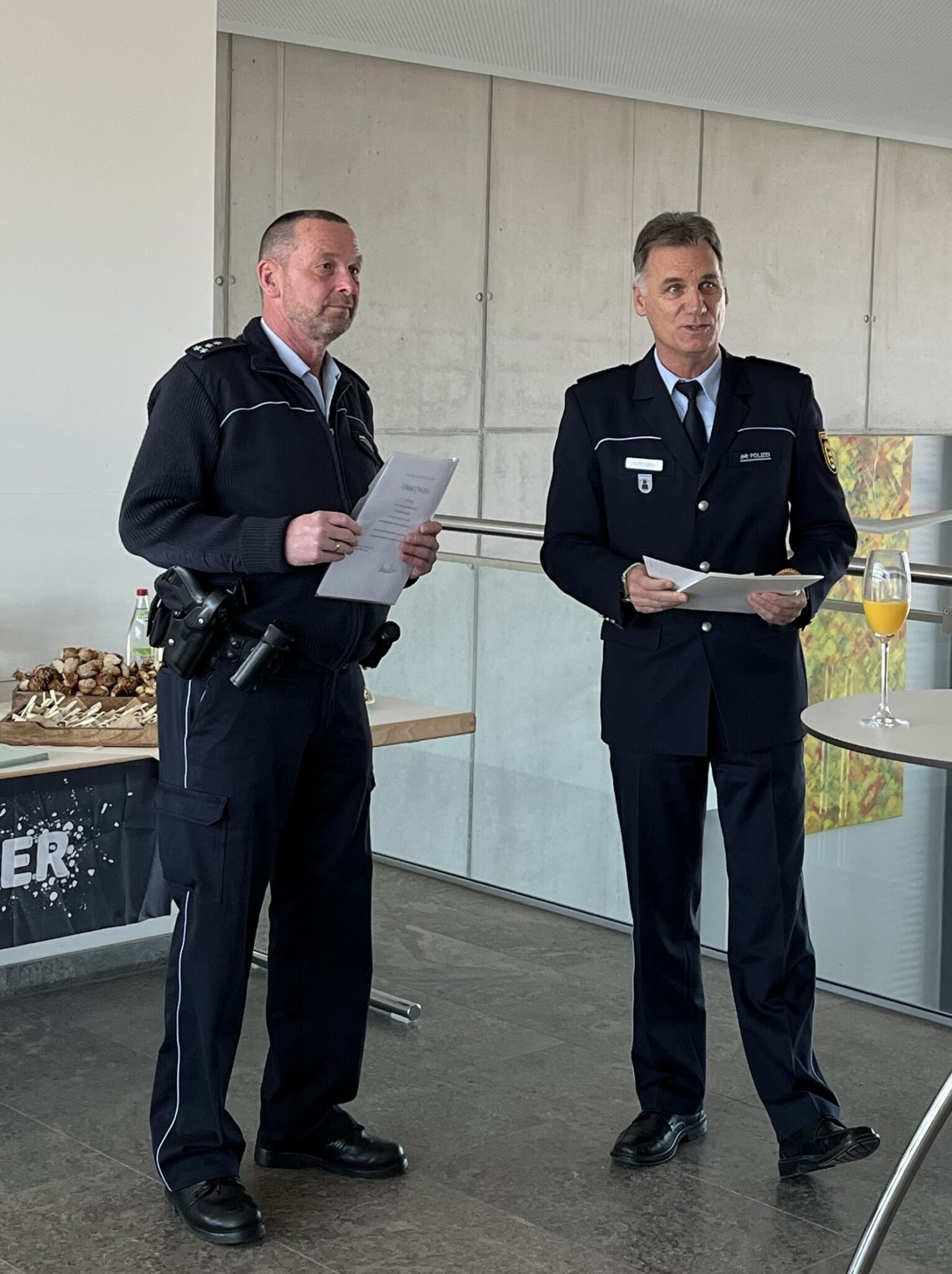 Polizeihauptkommissar Martin Sonnek in den Ruhestand verabschiedet