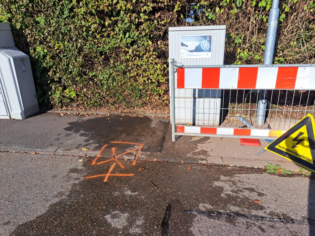Straßenbeleuchtungsprobleme im Siedlungsgebiet Schorren